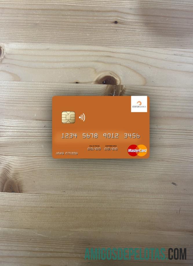 Macedônia do Norte Stater Banka AD Kumanovo Mastercard Photolook Front exemplo real